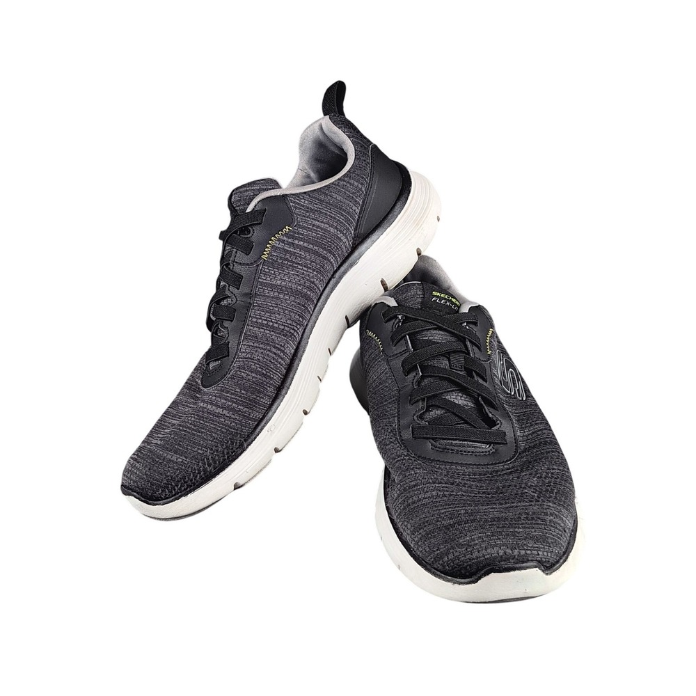 Skechers Flex Elite Men's Running Shoes Athletic Sneakers Black‎ Grey Size 11